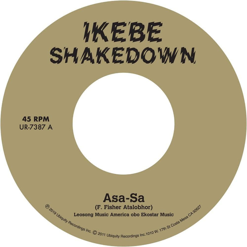 Ikebe Shakedown - Asa-Sa b/w Pepper (7") Ubiquity Recordings