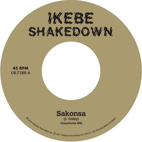 Ikebe Shakedown - Sakonsa b/w Green and Black (7") Ubiquity Recordings