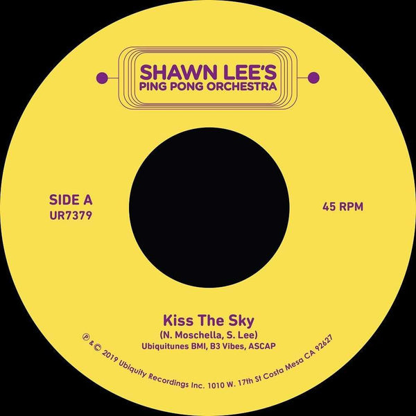Shawn Lee - Kiss The Sky (7") Ubiquity Recordings