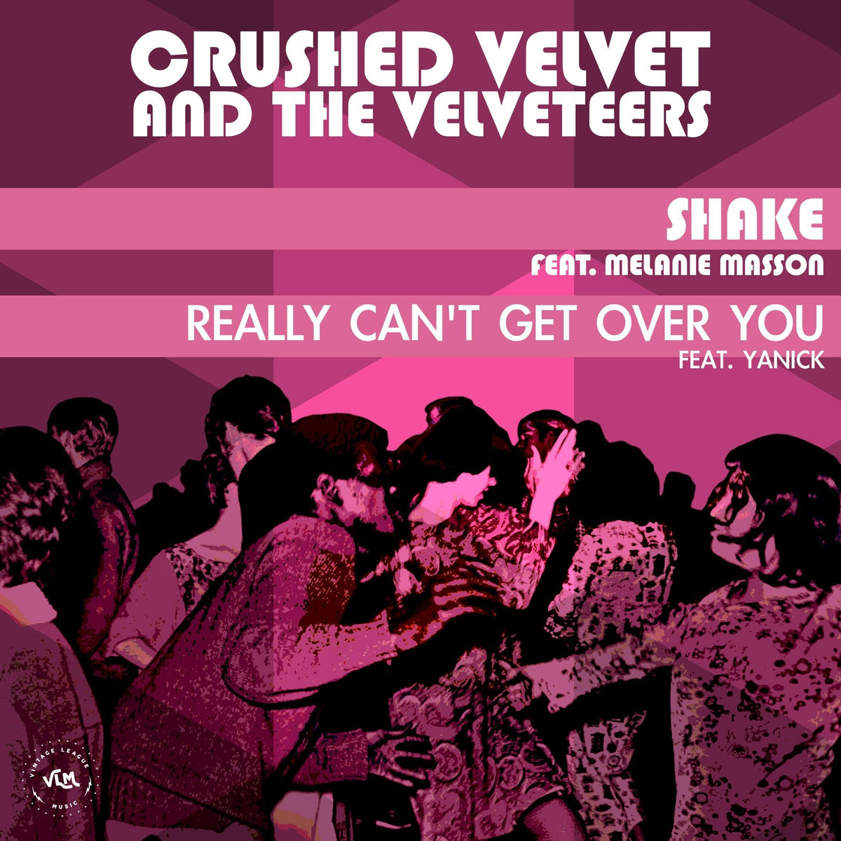Crushed Velvet and the Velveteers Ft. Melanie Masson - Shake (7") Vintage League Music