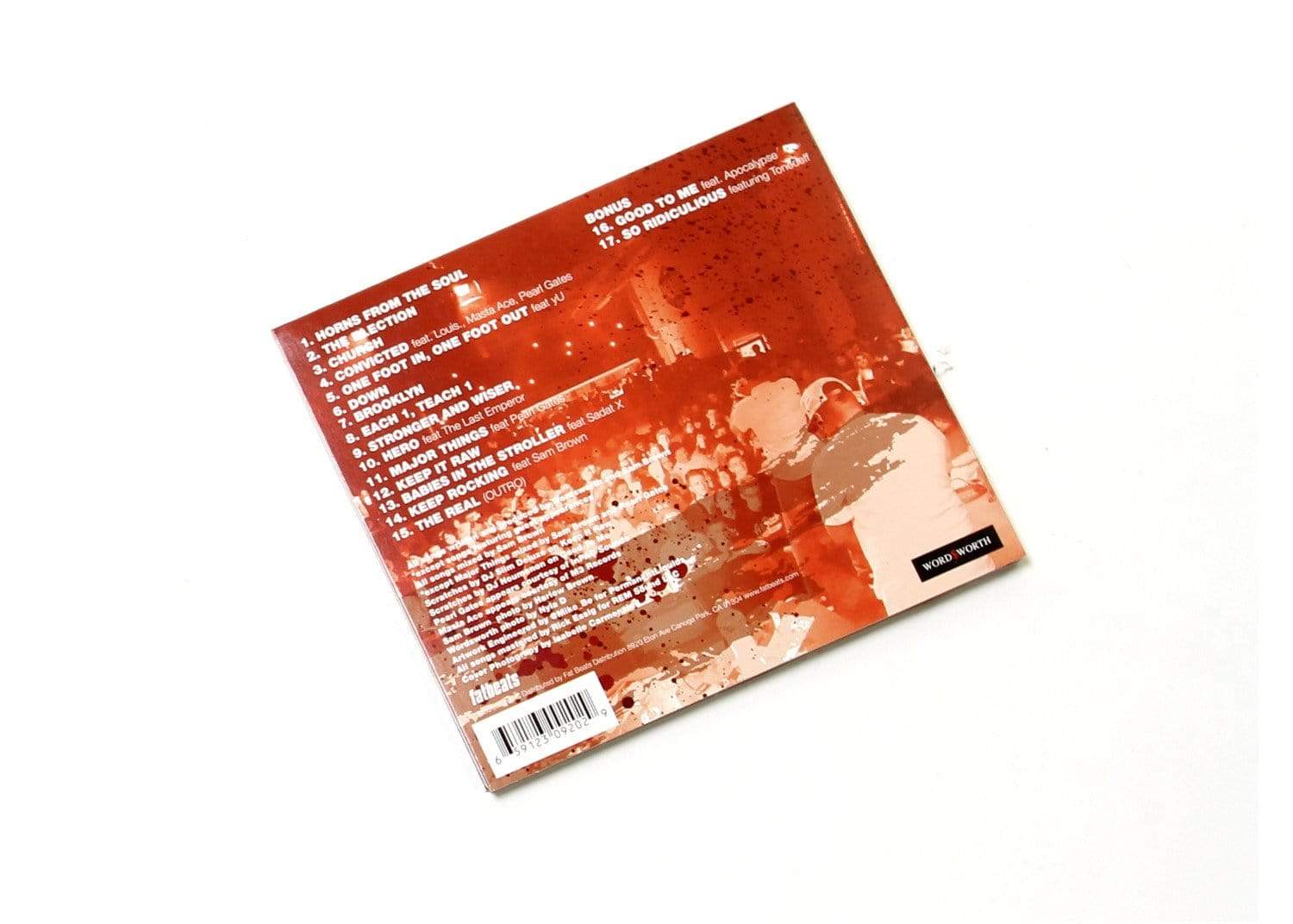 Wordsworth and Sam Brown - Our World Today (CD) Wordsworth Production